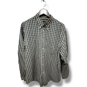 243 GAP | EUC Multicolor Plaid Button-Down Checkered Shirt (Size L)
